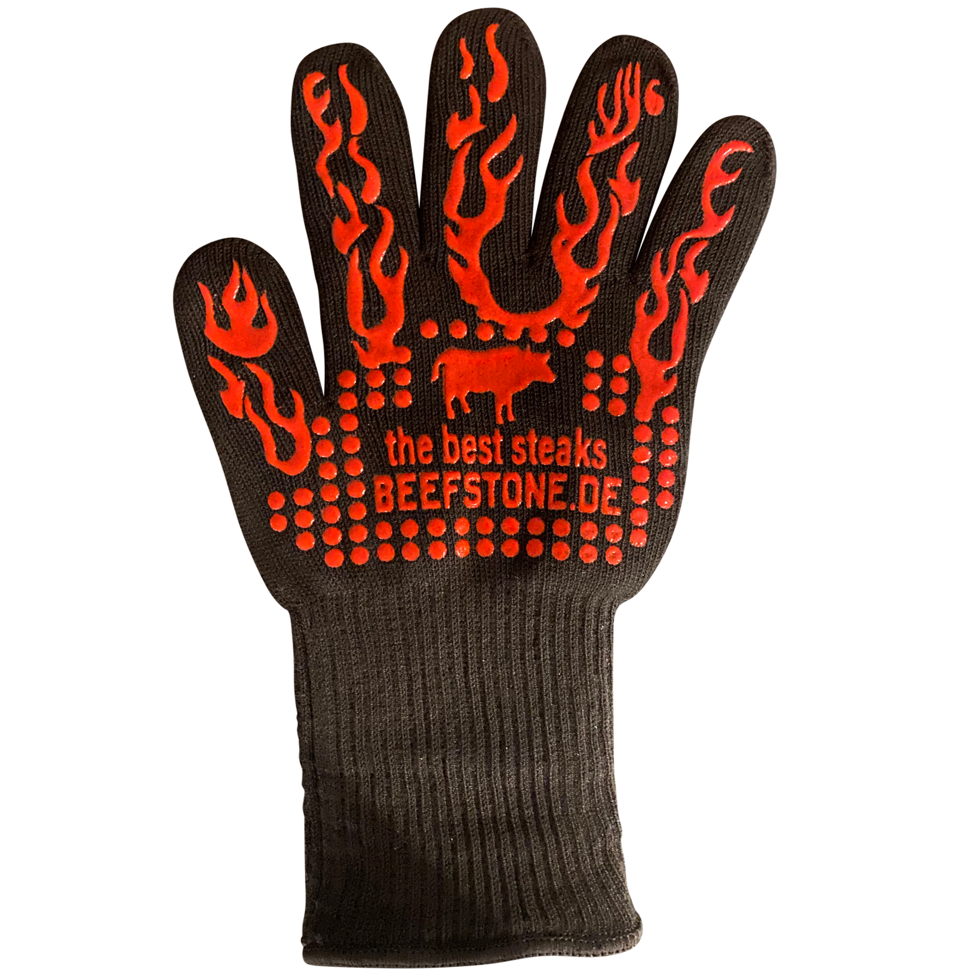 Feuerfeste Handschuhe BBQ - Grillhandschuhe by Beefstone - bis 450°C hitzebeständig